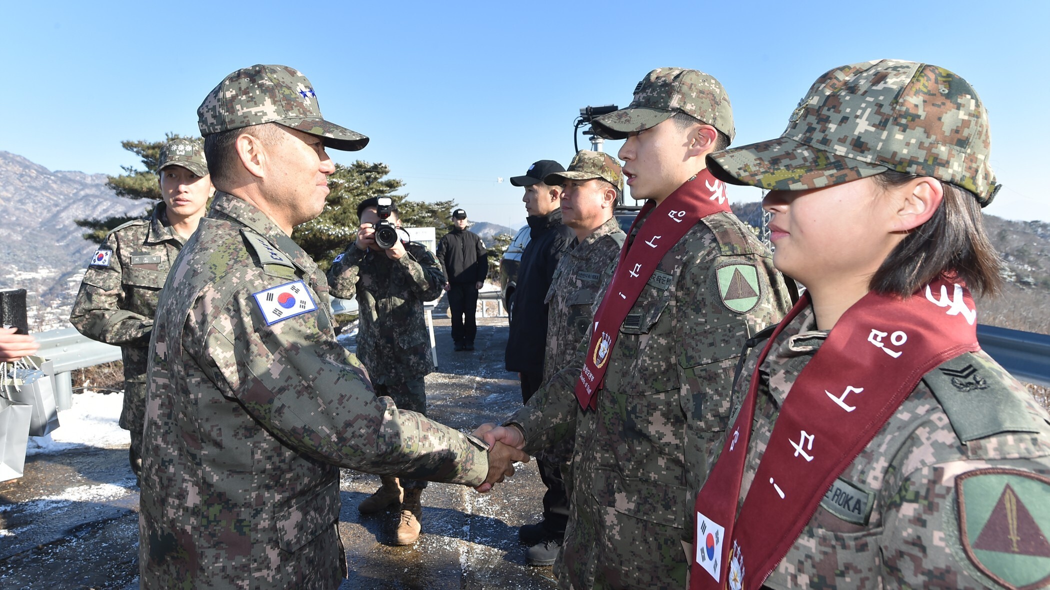 대한민국 합참의장 진영승 군사대비태세 점검 자료사진