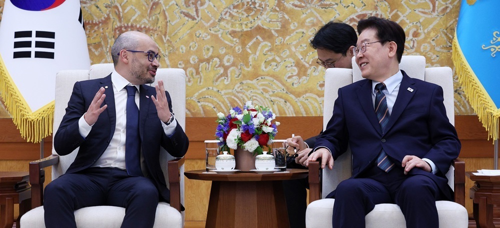 이재명 대통령과 데미스 하사비스 구글 딥마인드 CEO 관련 보도 이미지